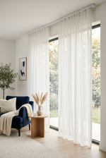Glowven Smart Curtains in a bright modern living room